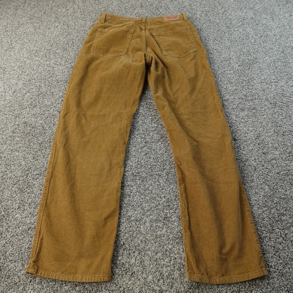 Levis Pants Womens 29 Brown Cord Corduroy High Rise 94 Baggy 5 Pocket Jeans Mom - Picture 9 of 13
